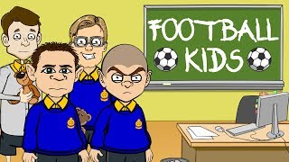 🚸FOOTBALLERS  MANAGERS AS KIDS🚸 Top Eleven Careers Day Parody [upl. by Queen]