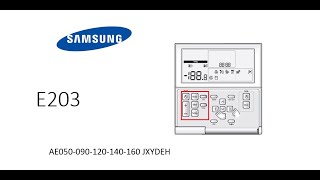 E203 error Samsung air source heat pumps AE090JXYDEH AE160JXYDEH [upl. by Halla]