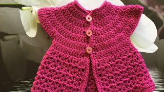 Tuto crochet gilet sans manches pour bébé [upl. by Darrell]