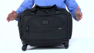 Tumi  Alpha 2  4 Wheeled Compact Duffel SKU8626099 [upl. by Eanil]