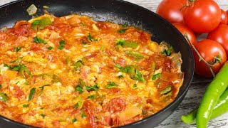 Menemen  Shakshuka  Türkisches Frühstück [upl. by Anirtac350]