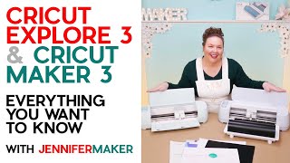 Cricut Explore 3 amp Maker 3 Everything You Want to Know About Cricuts New Cutting Machines [upl. by Malley]