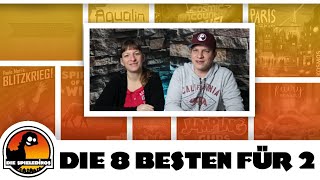 Die 8 besten Brettspiele für 2 Personen 2020 plus BonusSpiel [upl. by Most]