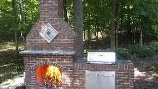 How to Build a Brick Fireplace  DIY  Part 2 of 5 [upl. by Thetis]