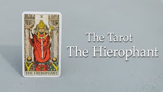 The Tarot  The Hierophant  Card V [upl. by Ahsinej430]