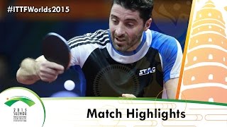 WTTC 2015 Highlights MA Long vs GIONIS Panagiotis R 32 [upl. by Bobina]