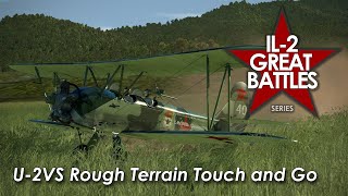 IL2 Sturmovik Great Battles  U2VS Rough Terrain Touch and Go [upl. by Nielson]