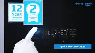 Voltas Beko Multi Door Refrigerator Demo [upl. by Yllrebmik778]