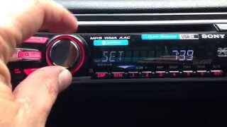 Programar reloj en auto stereo Sony [upl. by Eserahs769]