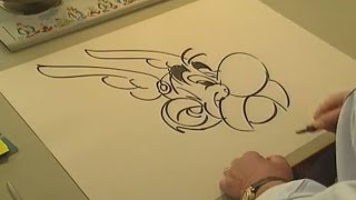 Uderzo Drawing Astérix Characters [upl. by Kassi]