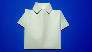 Camisa de Papel  Origami paso paso [upl. by Dorcia]