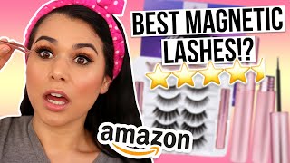 Testing the Best Magnetic Lashes from Amazon HIGHEST Rated [upl. by Langer]