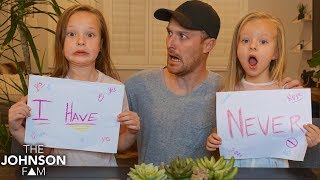 Sisters Play NEVER HAVE I EVER Kids Edition 😀 Secrets Revealed [upl. by Toll485]