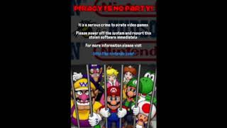 Mario Party DS Anti Piracy Screen [upl. by Eilyac]