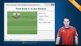 Standardsituationen Fussball  Ecken effektiv trainieren [upl. by Ilocin55]