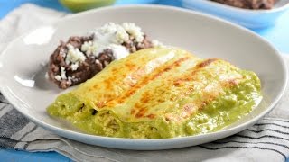 Cómo hacer Enchiladas Suizas  Desayuno Mexicano [upl. by Myles566]