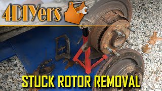 How to Remove a Stuck Rotor  5 Methods [upl. by Narayan]