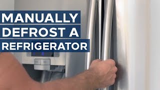 How to Manually Defrost Your Refrigerator  Sears [upl. by Ehtylb]