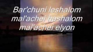 SHALOM ALEICHEM with Lyrics Sung by Susana Allen [upl. by Okihcim510]