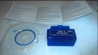 Review  Hikeren MINI WiFi Wireless OBD2 [upl. by Laurence707]