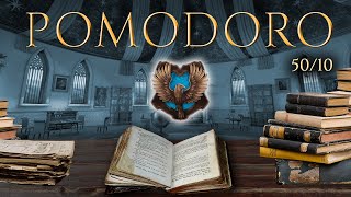 RAVENCLAW 📚 POMODORO Study Session 5010  Harry Potter Ambience 📚 Focus Relax amp Study in Hogwarts [upl. by Chapman]