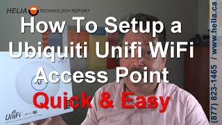 How To Setup and Configure UBNT Ubiquiti Unifi Wifi Access Points [upl. by Marsiella]