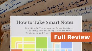 How To Take Smart Notes [upl. by Ennirok387]