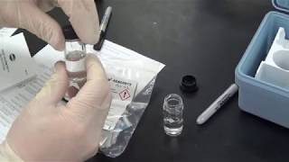 Chlorine HACH Kit Colorimetric Method [upl. by Thordis]