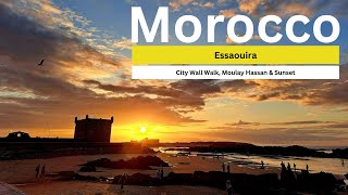 Essaouira  Plaza amp Sunset in Morocco maroc essaouira sunset travel sea oldcity ramparts sun [upl. by Gaillard]