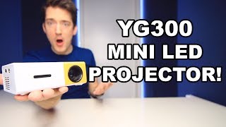 YG300 LED PROJECTOR REVIEW [upl. by Kiker936]