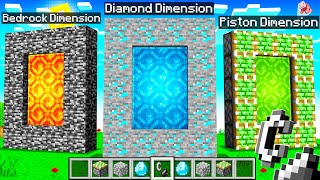 Minecraft but you can build a PORTAL out of ANY BLOCK [upl. by Tibold]