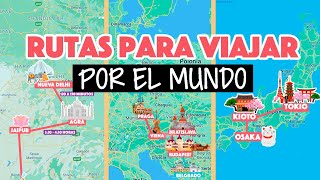 8 rutas para viajar por el mundo con precios [upl. by Krasnoff939]