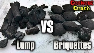 Lump Charcoal VS Charcoal Briquettes [upl. by Miehar716]