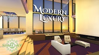 Modern Luxury House to Die For  Relaxing The Sims 4 Stop Motion Speed Build [upl. by Ariait]