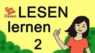 Deutsch lesen lernen für Kinder Teil 02 [upl. by Rovaert]