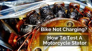 How To Test A Motorcycle Stator [upl. by Oicnecserc]