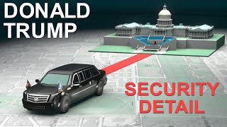 Donald Trump Security at Capitol Hill trump [upl. by Backler]