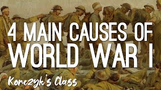 4 MAIN Causes of World War I Explained [upl. by Freeman958]