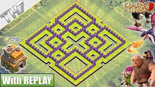 NEW TH7 Base 2022 with quotCOPY LINKquot  BEST Town Hall 7 Hybrid base with REPLAY  Clash of Clans [upl. by Cazzie]