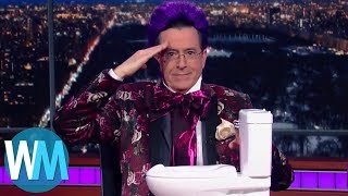 Top 10 Most HILARIOUS Stephen Colbert Moments [upl. by Ayahsal854]