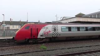 Rhyl Railway Station  featuring LMS Royal Scot 46100 [upl. by Nessaj]