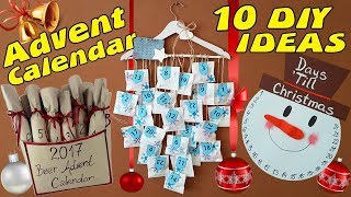 10 DIY Advent Calendar Idea  HOW TO [upl. by Sayer]