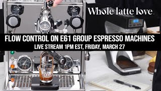 Introduction to Flow Control on E61 Group Espresso Machines [upl. by Rigby]