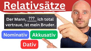 Endlich Relativsätze verstehen 💪  Deutsch lernen [upl. by Alroi]