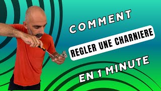 Comment régler une charnière [upl. by Nnael]