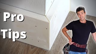 Baseboard Installation from Start to Finish [upl. by Ruella650]