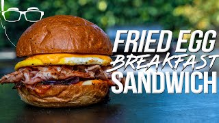 THE PERFECT FRIED EGG BREAKFAST SANDWICH  SAM THE COOKING GUY 4K [upl. by Ettegirb]