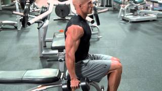 Seated Dumbbell Curl [upl. by Arbua]