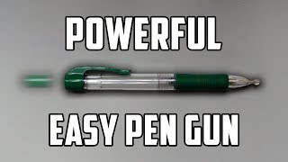 How To Make A Pen Gun Easy Full HD [upl. by Mccready]