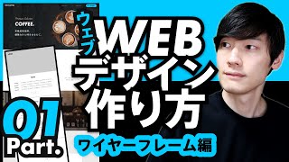 【入門講座】Webデザインの作り方 part1【0から作るWebデザイン入門】 [upl. by Ahtennek]